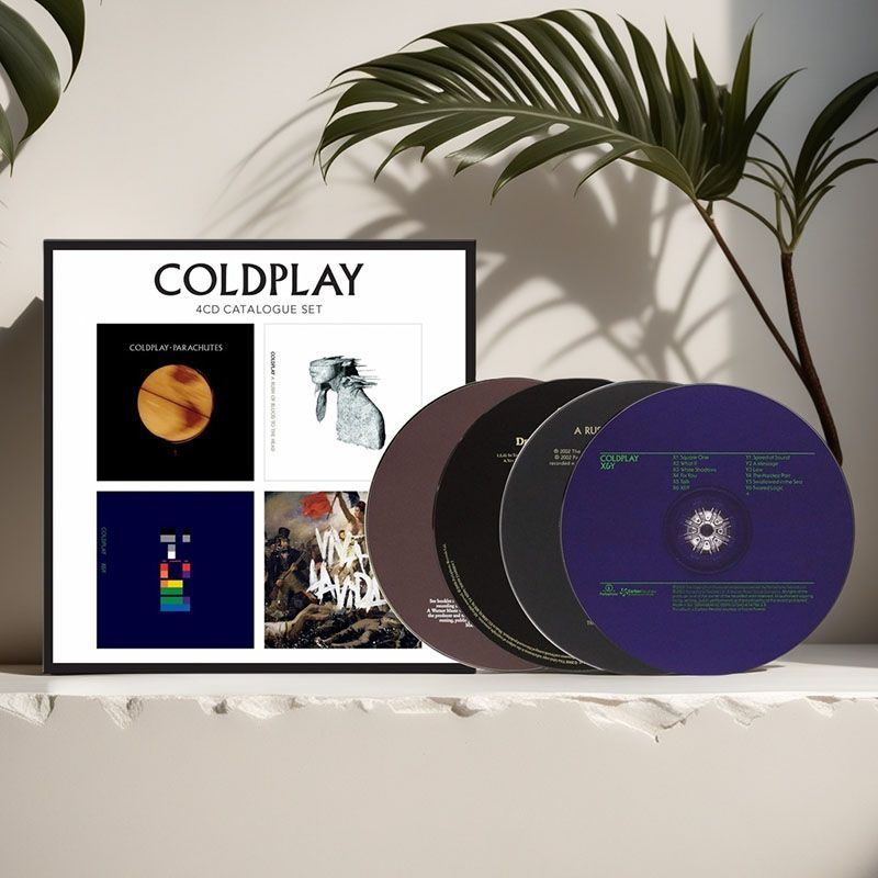 ต้นฉบับ Coldplay Coldplay Coldplay อัลบั้ม CATALOGUE SET SET 4CD Rock Music