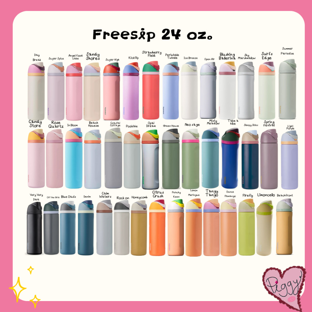 [พร้อมส่งในไทย] Owala Freesip 24 oz. กระบอกน้ำเก็บความเย็น ขวดน้ำ Owala ของแท้ จากอเมริกา