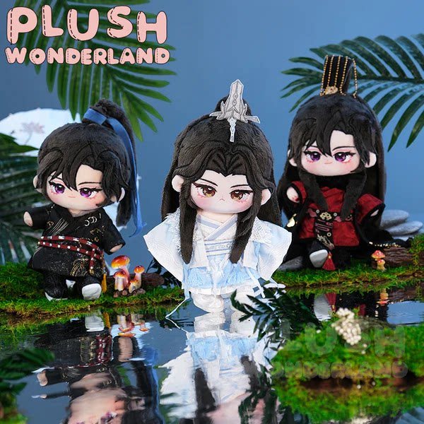 Erha และแมวสีขาวของเขา Master Ink Fuel Ink Micro Rain Tread Senjun ian-jun ของเล่นตุ๊กตา