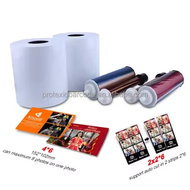 HiTi 4x6" Media สําหรับเครื่องพิมพ์ภาพ P520L & P520L, 500 แผ่นต่อม้วน, 2 ม้วนในกล่อง 68WK