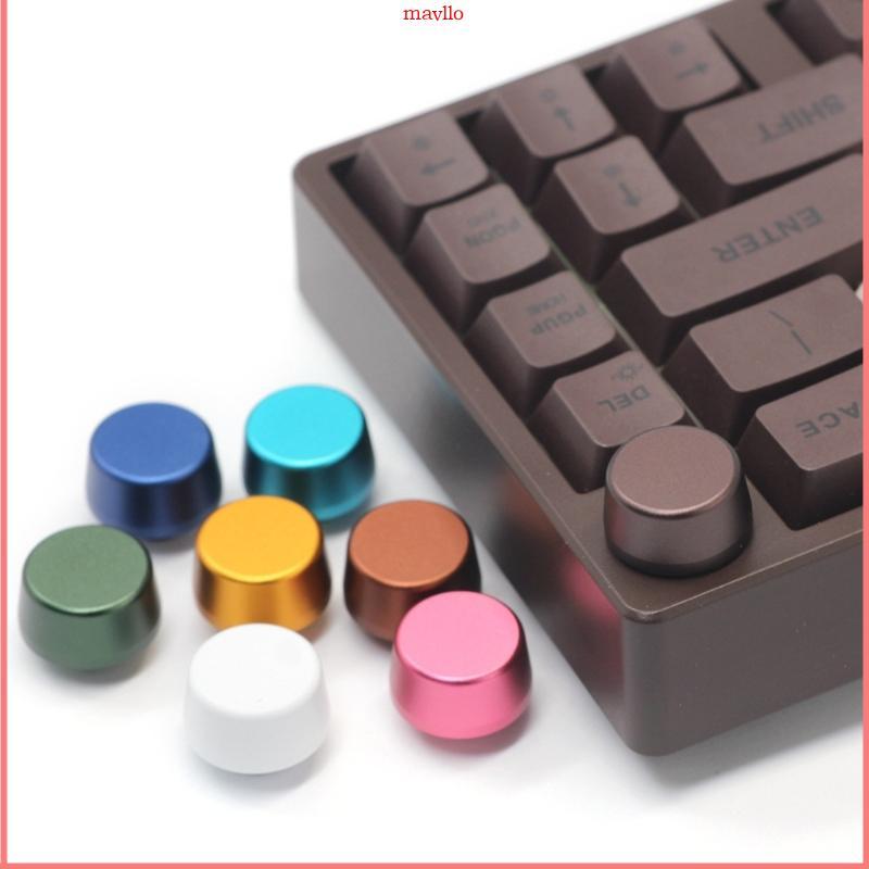 MAVLO ลูกบิดโลหะทรงกลมสําหรับ C65 FEKER IK65 คีย์บอร์ดแบบกลไกช่วยเพิ่มการควบคุม