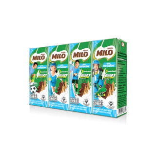 MILO UHT Less Sugar ไมโล ยูเอชที หวานน้อย นมช็อคโกแลตมอลต์ 165 มล. (1 ลัง)