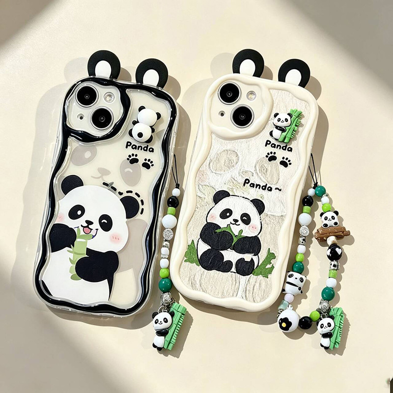 สําหรับ VOVO V70 FE T50 Pro Y31D Y05 V60 V50 Lite Y31 Y400 Pro Y04 V40 Lite V30E 5G 3D หู Panda Chai