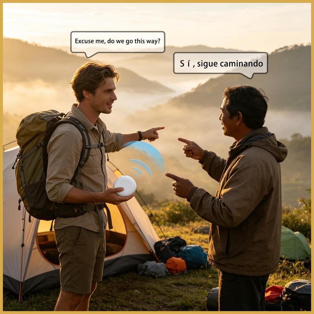 Ai Language Translator อุปกรณ์รองรับ 133 ภาษา WearableVoice Gadget Translator อุปกรณ์แบบเรียลไทม์สํา