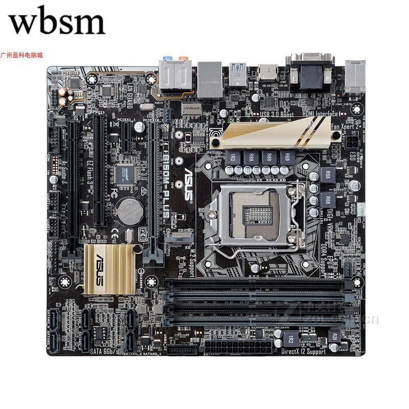 [คอลัมน์เมนบอร์ด] Asus/Asus B150M-PLUS LGA 1151-Pin CPU DDR4 หน่วยความจํา 6 7th Generation U