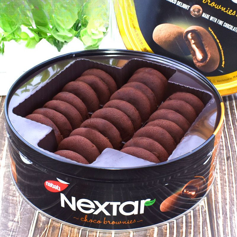 พร้อมสต็อก Rich Cheese NEXTAR NEXTAR Soft Fun Brownie คุกกี้ไส้ช็อคโกแลต บิสกิต คุกกี้แซนวิช-2026.8.