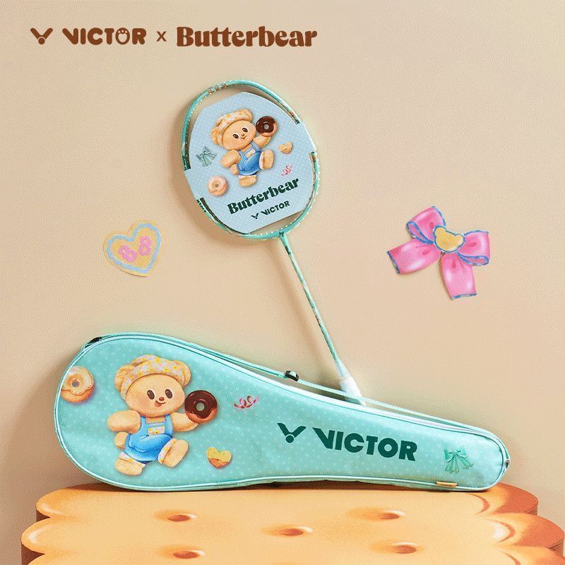 VICTOR VICTOR Victory ไม้แบดมินตัน Butter Bear Joint Series Racket TK-BUTTERBEARR