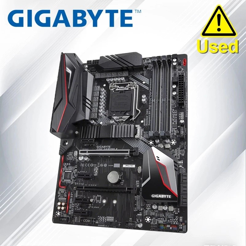 GIGABYTE Z390 GAMING X LGA1151 เมนบอร์ด DDR4 Intel i9 i7 i5 i3 CPU Intel Z390 Gaming Placa-máe 1151 
