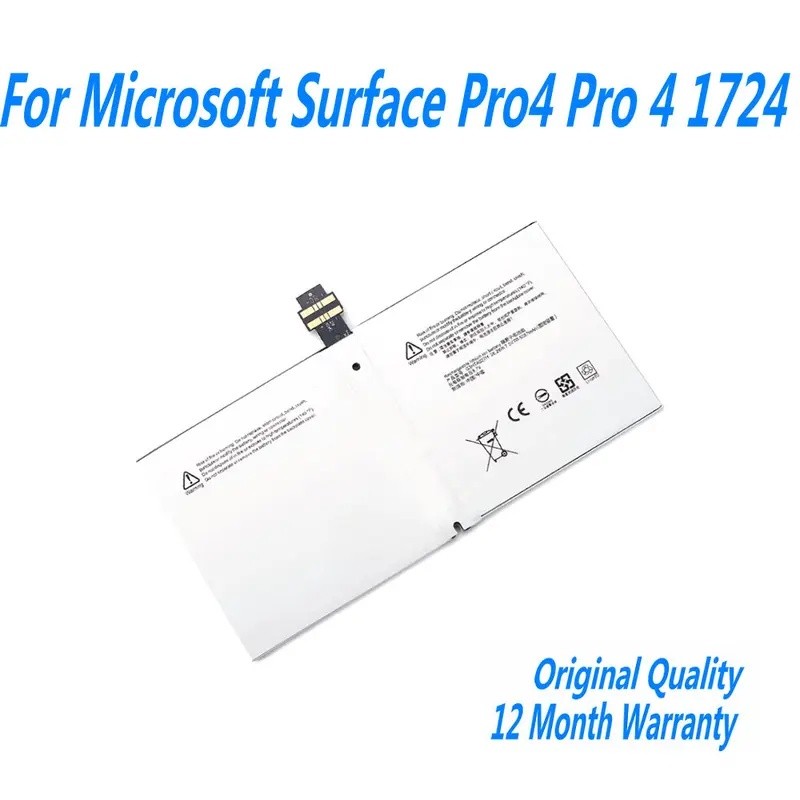 7.5V 38.2Wh DYNRO1 G3HTA026H G3HTA027H แบตเตอรี่แล็ปท็อปสําหรับ Microsoft Surface Pro4 Pro 4 1724 12