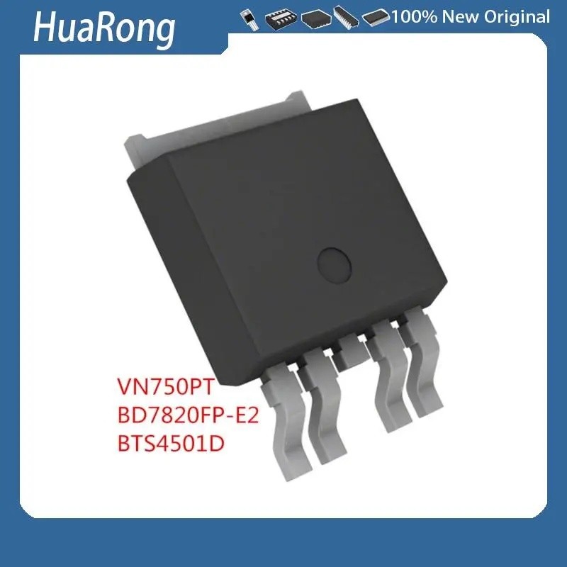 10 ชิ้น/มัด VN750PT VN750 BD7820FP-E2 BD7820FP BD7820 BTS4501D 4501D TO-252-5