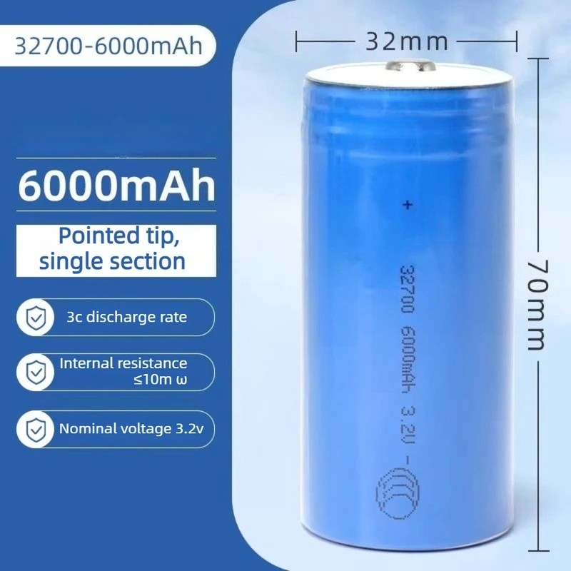 สําหรับปลายแหลม 37200 6000mAh 3.2V WTT32700-3C แบตเตอรี่