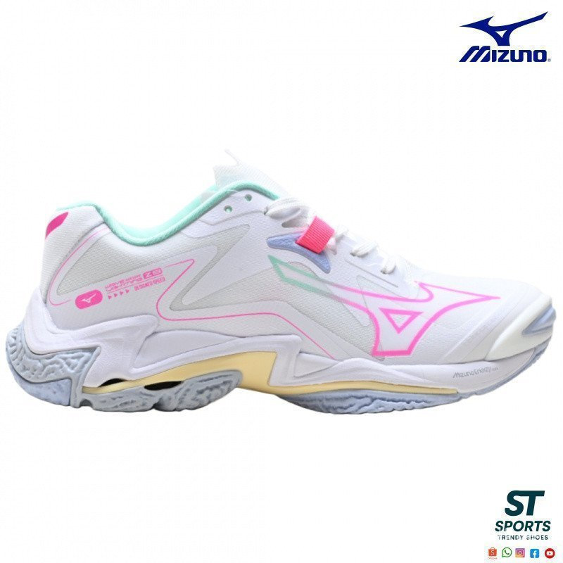 (คุณภาพสูงสุด) รองเท้าเทนนิส Mizuno Wave Lightning Z8 เทคโนโลยี Mizuno Energy ที่น่าหลงใหล อีโรจ