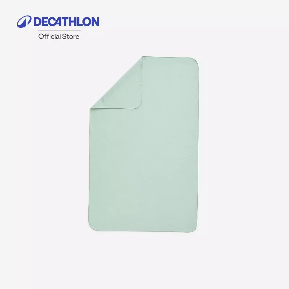 Decathlon Microfibre Swimming Towel Size L 80 X 130 Cm ผ้าขนหนูไมโครไฟเบอร์ ขนาด L 80 X 130 ซม. - Green