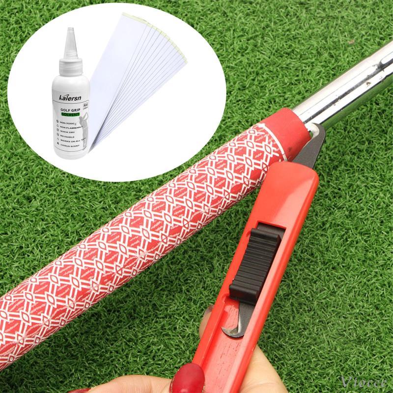 [Viocee] Golf Club Grip Solvent Golf Grip Replacement Kit Tapes Solvent Accessories Tools with Stron