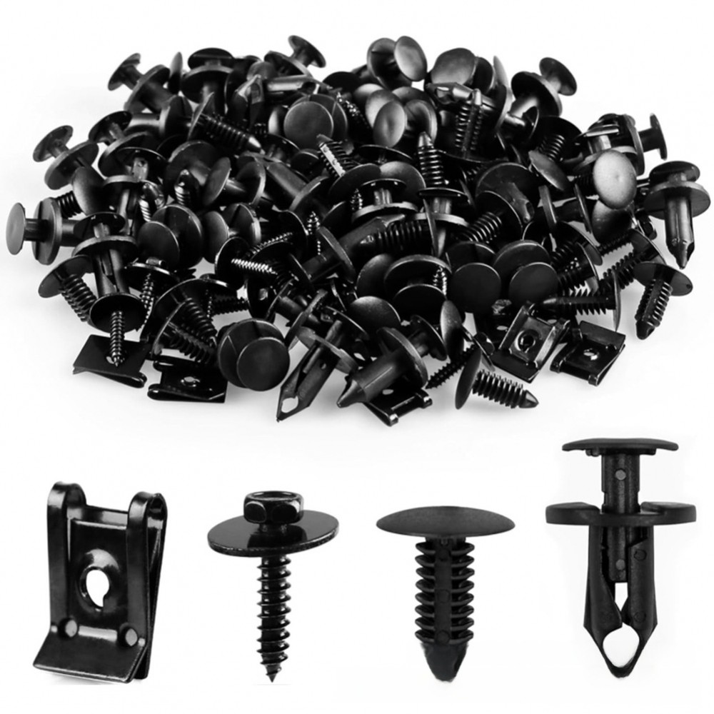120PCS รถ Retainer คลิป Hex หัวสกรูสําหรับ m42 U Nuts สําหรับมอเตอร์ทั่วไป