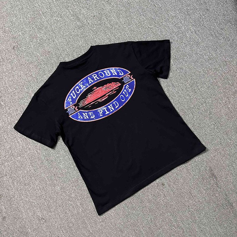 VLONE FOG VLONE FOG Corteiz เสื้อยืดแขนสั้นรอบคอ Street เสื้อยืดฤดูร้อนหลวม tee High Street ชาย