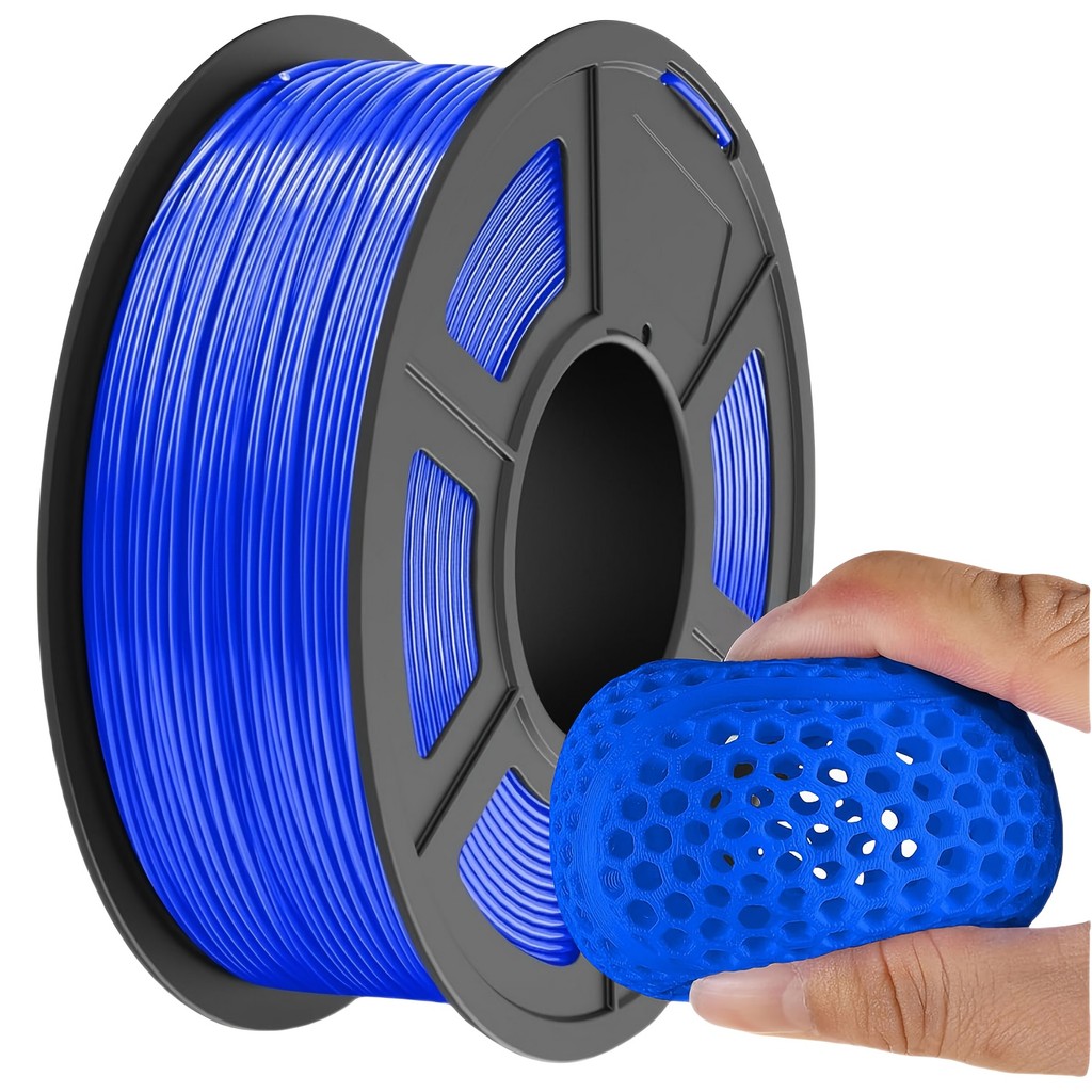 TPU 95A Filament 1.75 มม., ยืดหยุ่น 95A Soft 3D Printer Filament, ความแข็งสูงและ Resilience, แกน 1 ก