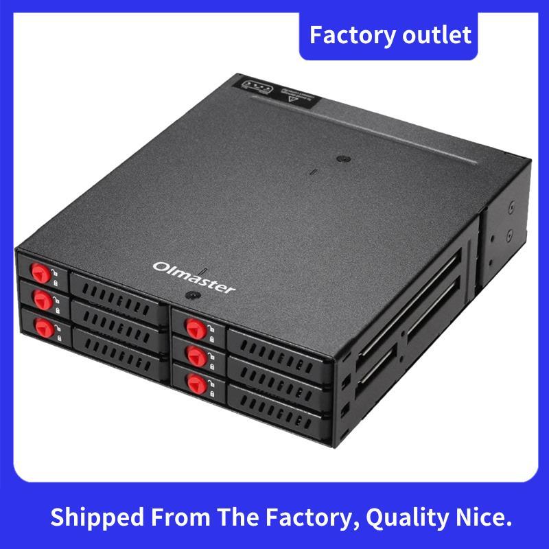 6-Bay 2.5 นิ้ว SATA SSD HDD Enclosure Mobile Rack/Enclosure Hard Disk Enclosure Rack Data Storage สํ