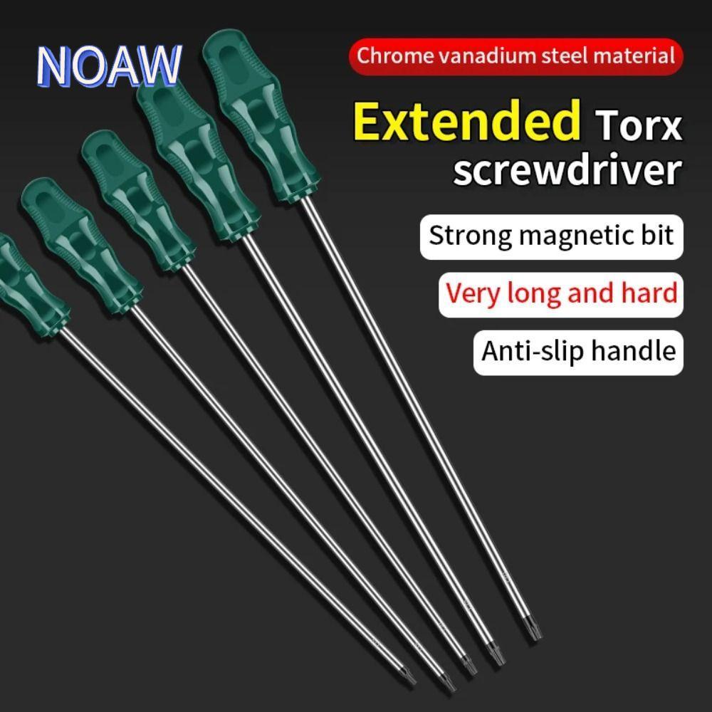 โน้ม‌ ไขควง Torx, พร้อมรูไขควงหกเหลี่ยมยาวพิเศษ, ไขควง T15 T20 T25 T30 อัลเลน