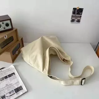 FAVOR Messenger Bag, Canvas กระเป๋าสะพายอเนกประสงค์, Korean Large Capacity Travel Tote Bag Woman Men