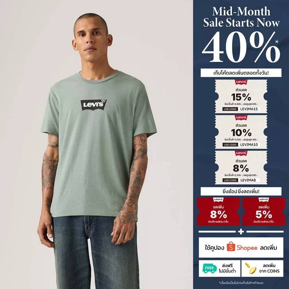 เสื้อยืดผู้ชาย Levi's® Men's Classic Graphic T-Shirt