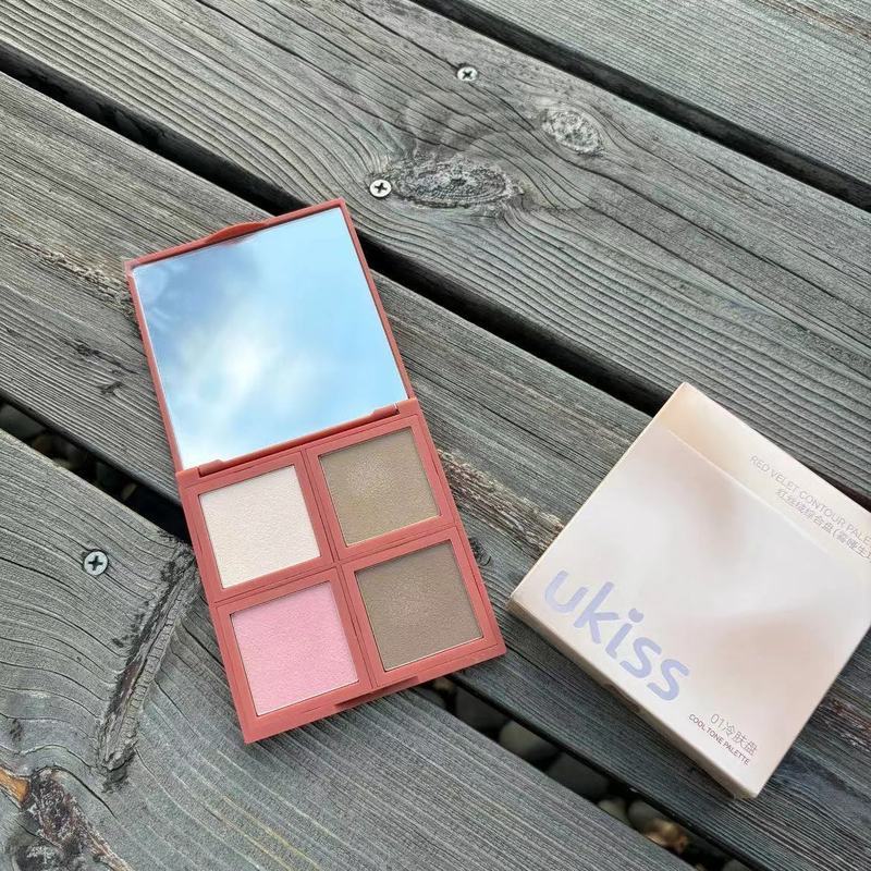 Ukiss Contouring Highlighting All-in-One Plate Matte สามมิติ Brightening Nose Shadow Shadow Silhouet