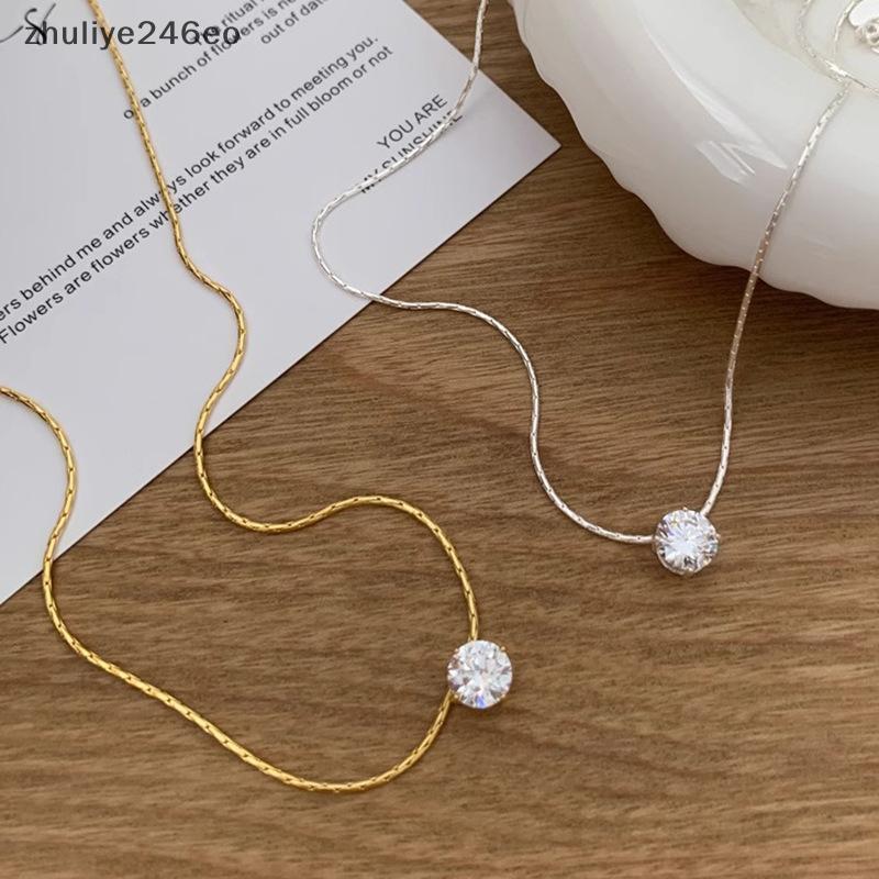 Zhuliye246eo] จี้ Nelace Sparkling Cubic Zirconia Tarnish ทนทานไม่ระคายเคืองสําหรับวันที่คู่ Night W