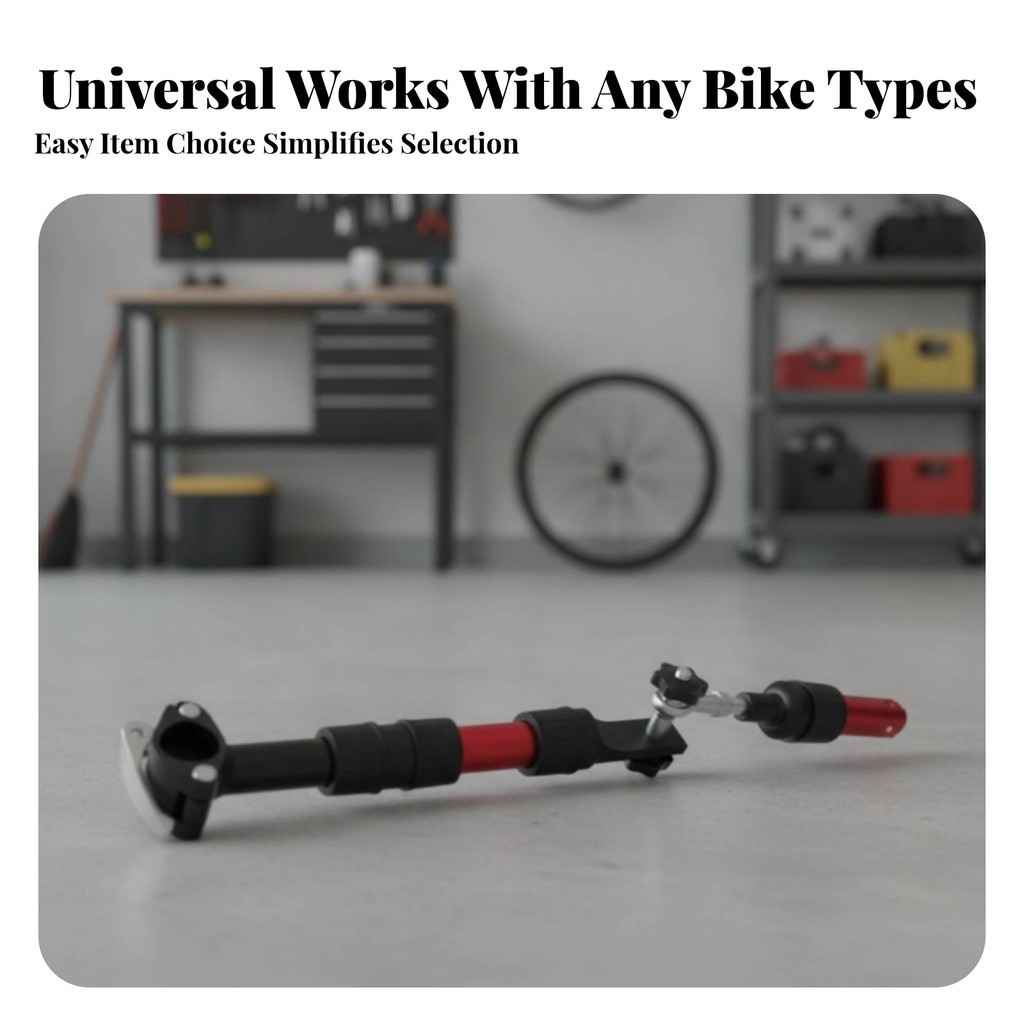 Bike Trailer Hitch Clamp-on Cycle Trailer Connector Modular ใช้งานร่วมกับ Cyclists, Cargo Hauling