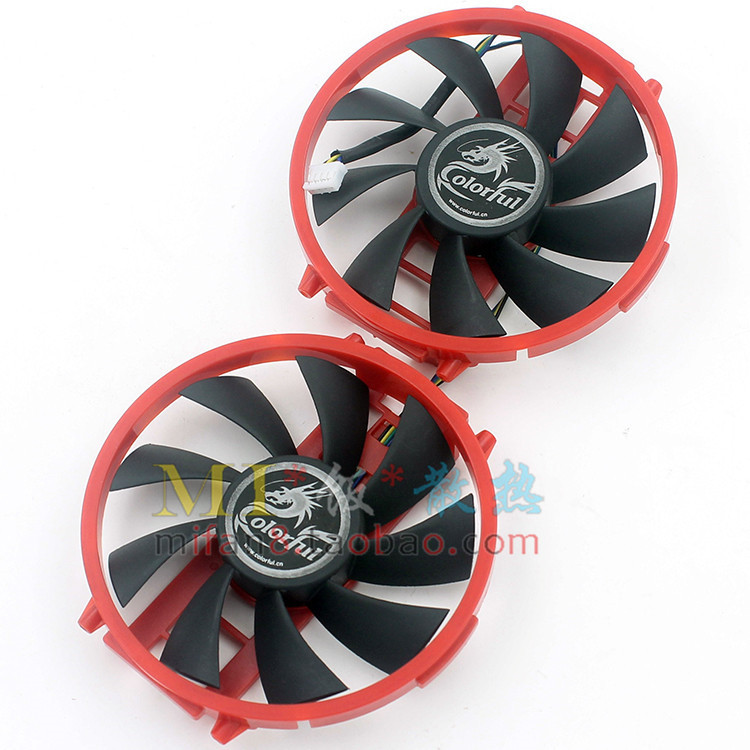 [หม้อน้ําขายร้อน] Radium Wind R7-250/260X/360 HD7750/7770/7850 กราฟิกการ์ดพัดลมคู่ระบายความร้อน