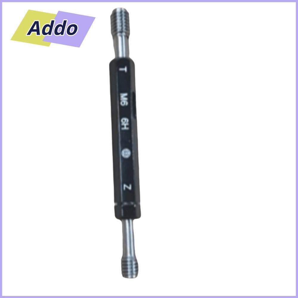 ADDO.PH Thread Plug Gauge, Hex Handle 6H Tolerance การวัดเครื่องมือมือ, Precision Double Ends M6*1.0