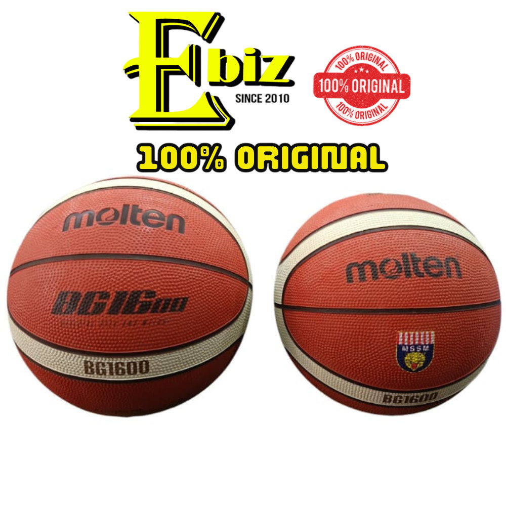 MOLTEN BG1600 Official Size 7 Size 5 FIBA-บาสเก็ตบอลยางเปิด