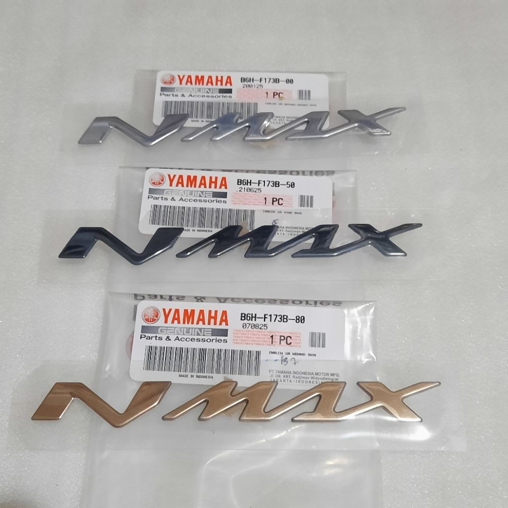 3D BODY EMBLEM NMAX 155 ใหม่ TURBO NEO S ORIGINAL YAMAHA B6H-F173B-00 KRDEMBLEM