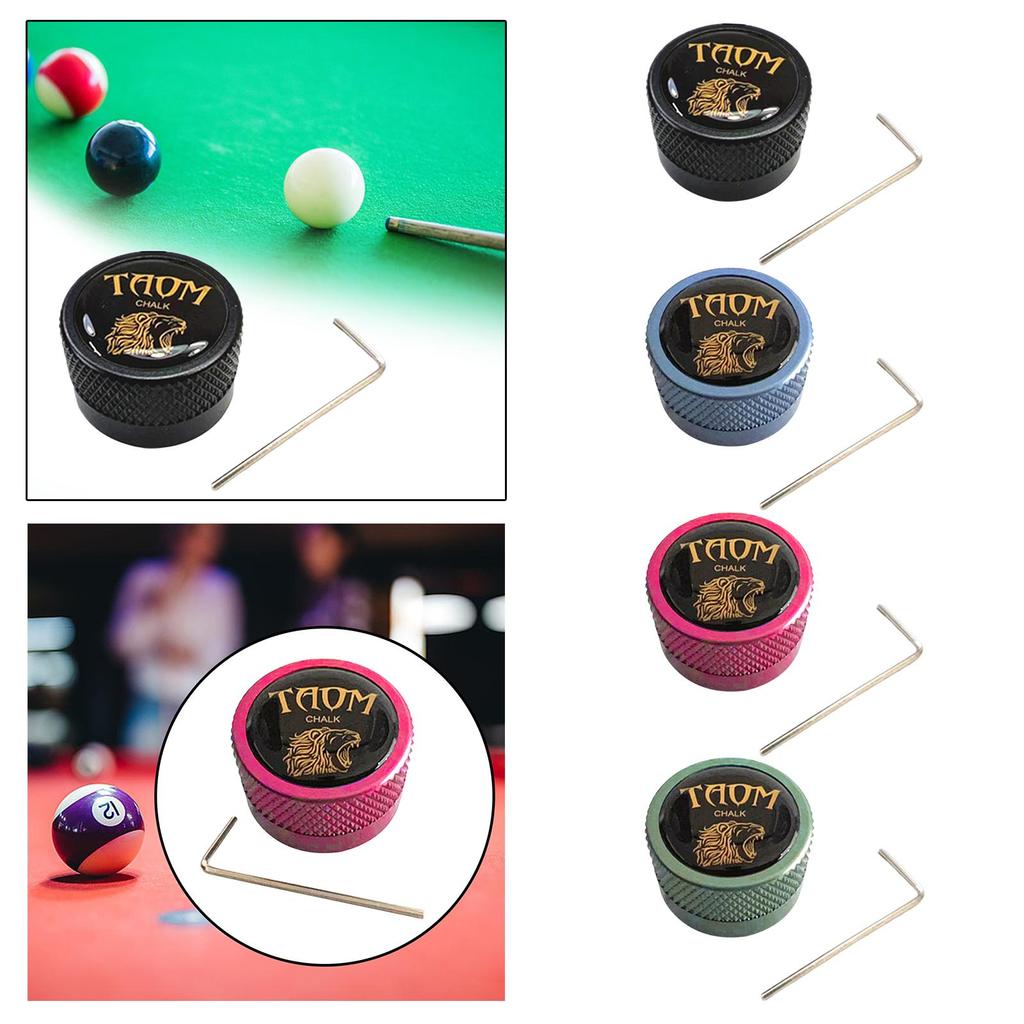 [szxflie3n] Pool Cue Chalk Holder Billiard Cue Snooker Accessory Mini Chalk Case Pool