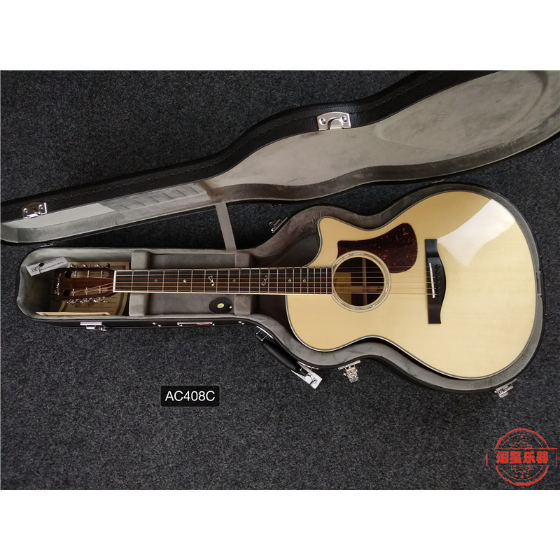 Yixing เครื่องดนตรี Eastman Eastman AC408C Professional Performance กีต้าร์โปร่งอะคูสติกเดี่ยวเต็มรู