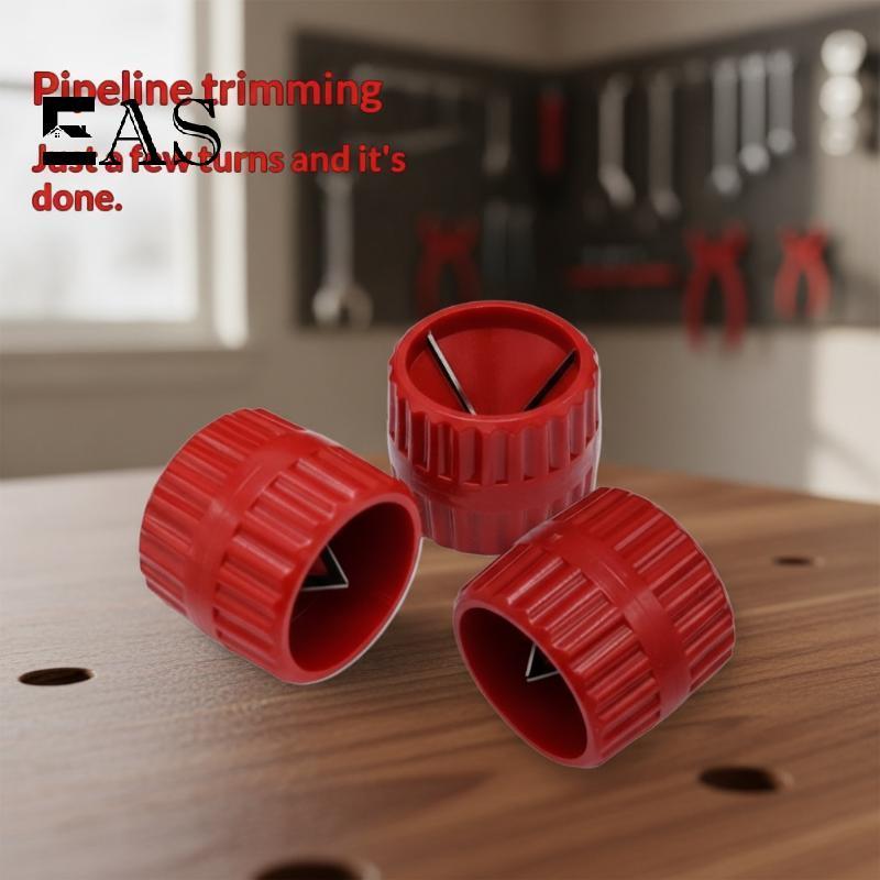 [EA] Tube Chamfer Reamer ด้านในด้านนอก Dual Function Deburring เครื่องมือสําหรับ 1/8"-1.5" s Plumber