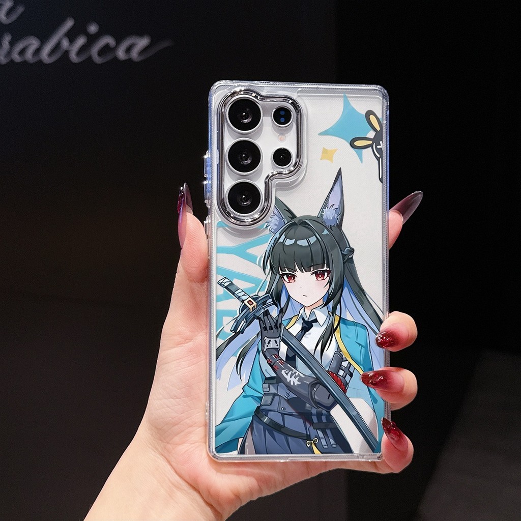 Hoshimi Miyabi ZZZ 09 อะคริลิคโปร่งใสสําหรับ Samsung Galaxy S26 S25 Ultra S24 FE S23 Plus A06 A07 A2