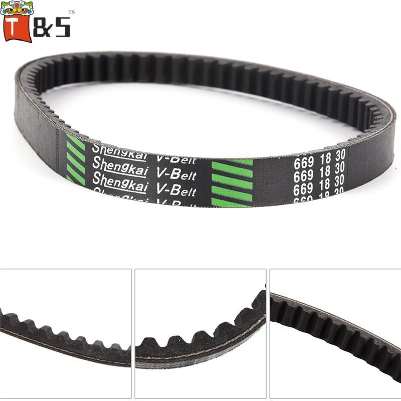 สายพานไดรฟ์T&S 669 18 30 สกู๊ตเตอร์ Moped 49cc 50cc Go Kart GY6 CVT สําหรับ TAOTAO Roketa {th}