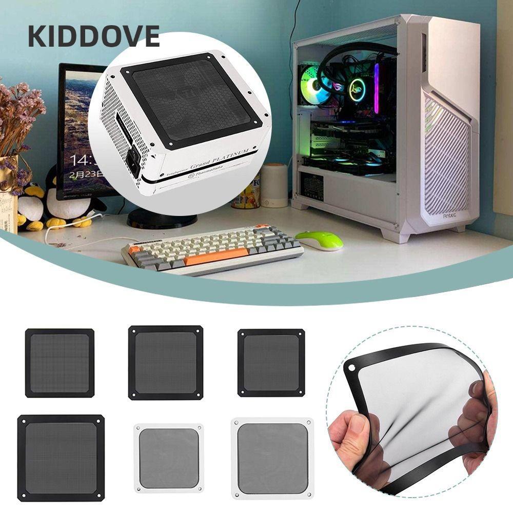 KIDDOVE PC Chassis Cooling Fan Dust Filter, Magnet with Hole Dust Mesh Cover, 80mm 90mm 120mm 143mm 