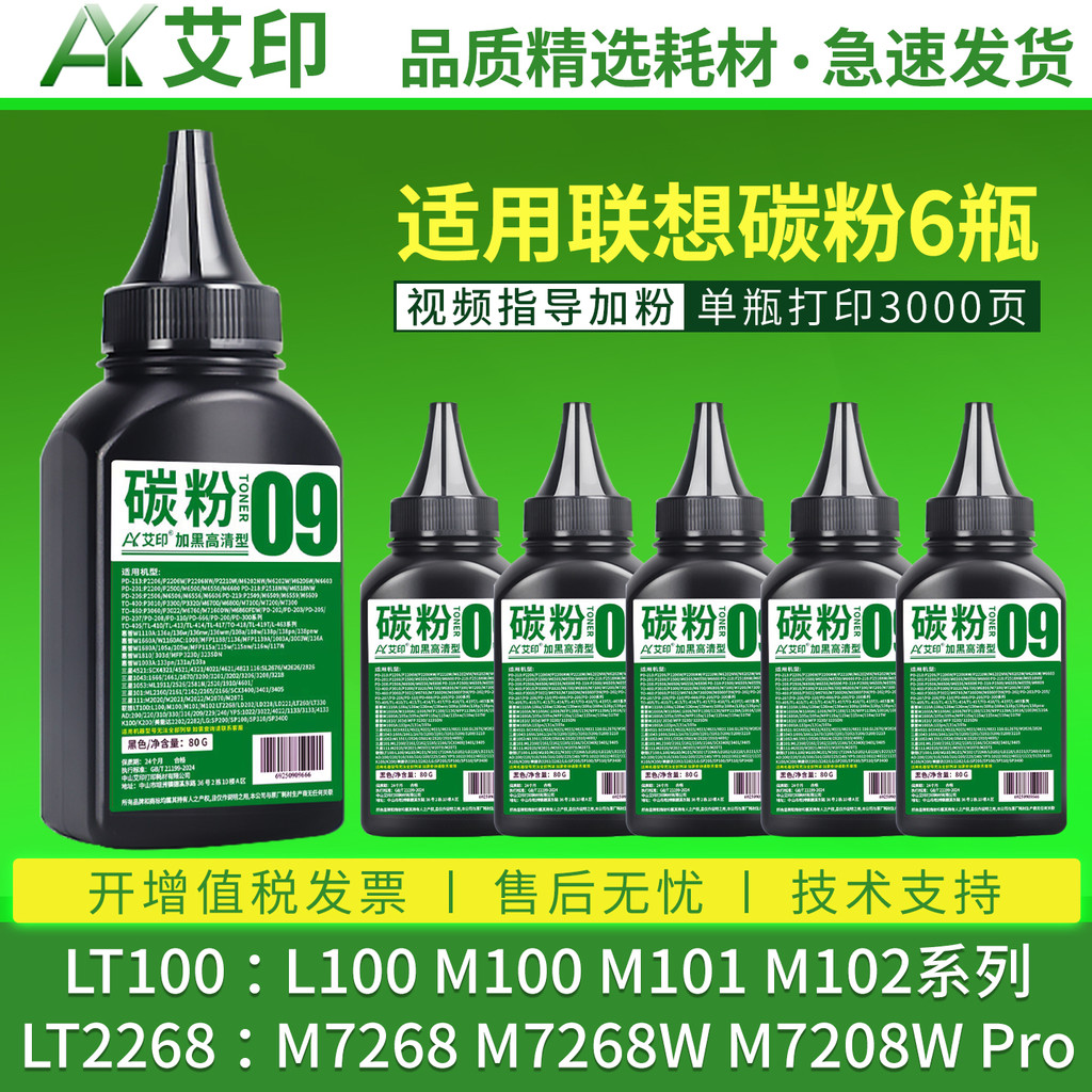 เหมาะสําหรับ Lenovo M100 Toner M101dw LT100 M102w M100dw M101w M100d M100w M101d LD100 Lenovo เลเซอร