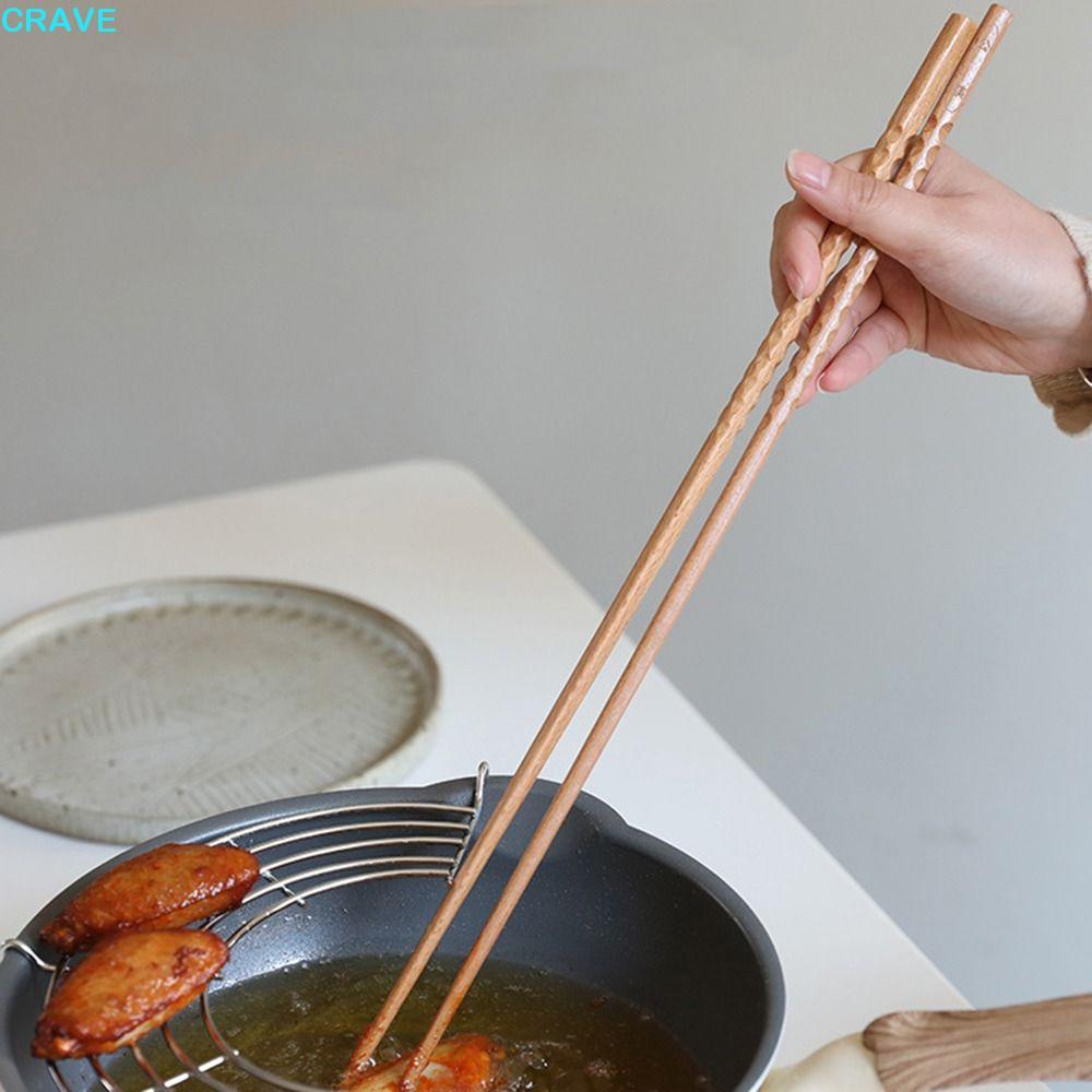 CRAVE อุปกรณ์ทําอาหารลื่นซูชิก๋วยเตี๋ยวยาวพิเศษเครื่องครัวไม้