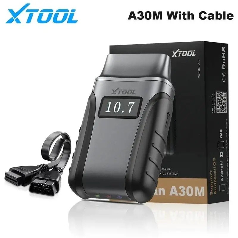 5DXF XTOOL A30M OBD2 เครื่องมือวินิจฉัยอัตโนมัติเครื่องมือวินิจฉัยระบบเต็มรูปแบบเครื่องวิเคราะห์เครื