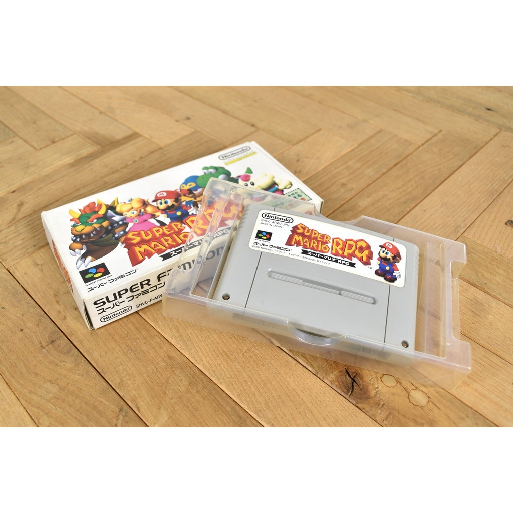 SUPER MARIO RPG Super Famicom SNES Roleplaying Game Japan Box Tested