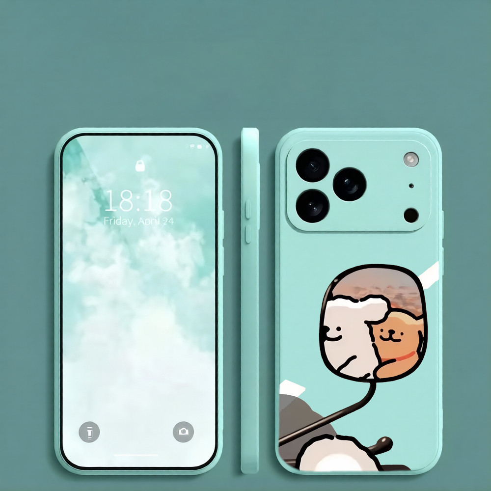 Line White Puppyเคสโทรศัพท์เหมาะสําหรับXiaomi 17U 17TPro 17T 15U 15 14U 14Pro 13Pro 12Pro 12 11U CIV