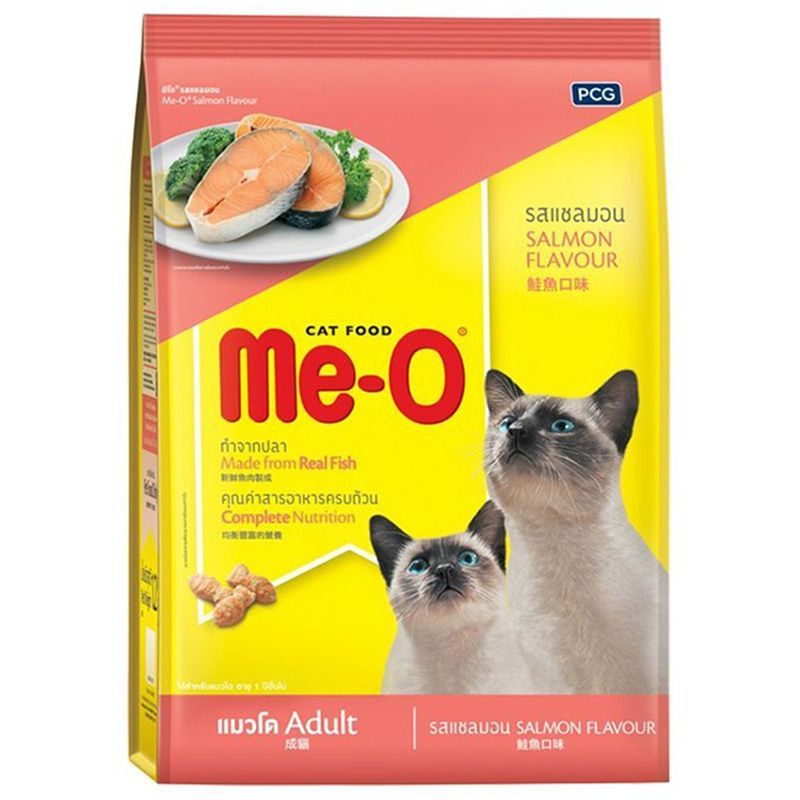 มีโออาหารแมวรสแซลมอน 2.8กก. Me O Cat Food Salmon 2.8kg. [หมายเลขบาร์โค้ด 8850477001749 ]