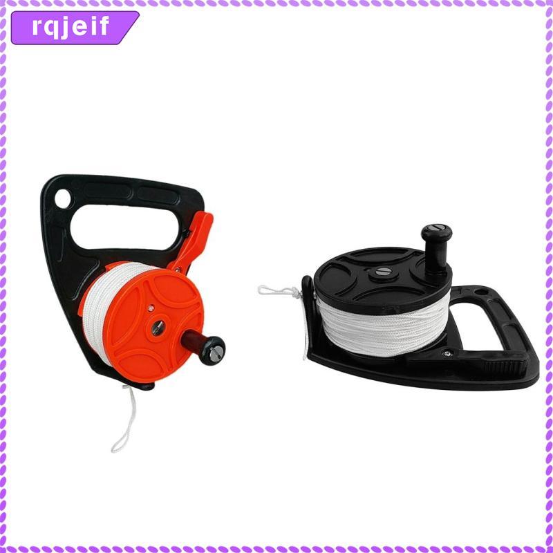 [rqjeif] Portable Scuba Diver SMB Dive Reel Kayak Anchor & Handle, 150ft Line