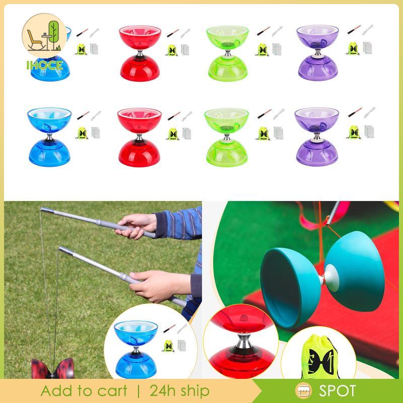[Ihoce] ชุด Diabolo จีน Triple Bearing Sturdy Fun แบบพกพาคลาสสิกใช้งานได้จริง