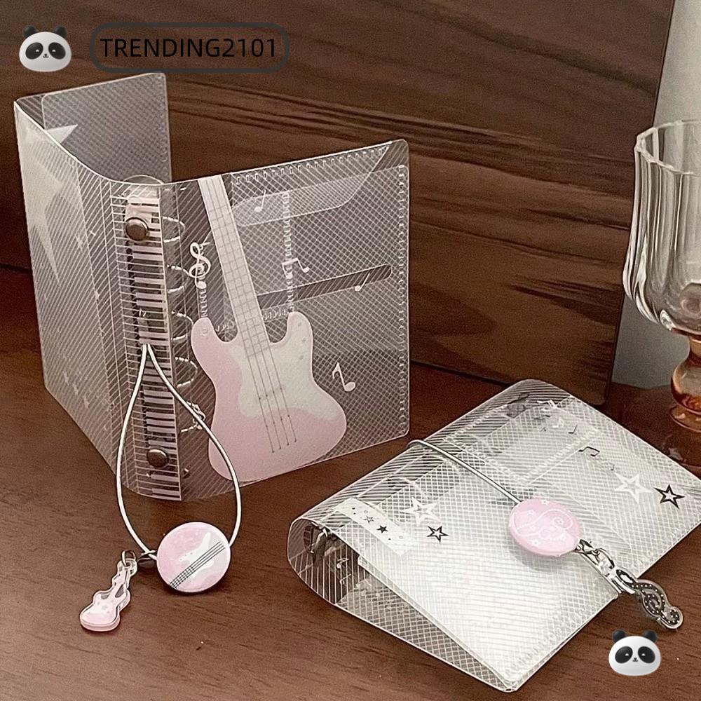 กําลังมาแรง M5 Binder หน้า, สมุดธีมดนตรี, การ์ดหน้าด้านในแบบพกพา Binder Binder Refill Transparent fr
