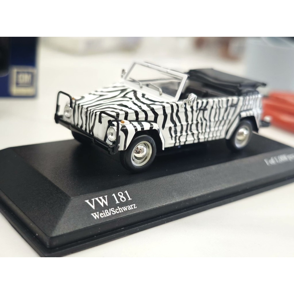 [คลังสินค้าพร้อม] 1: 43 minichamps Mini Cut Volkswagen 181 Barrel Car VW Volkswagen ประเภท 181 Conve