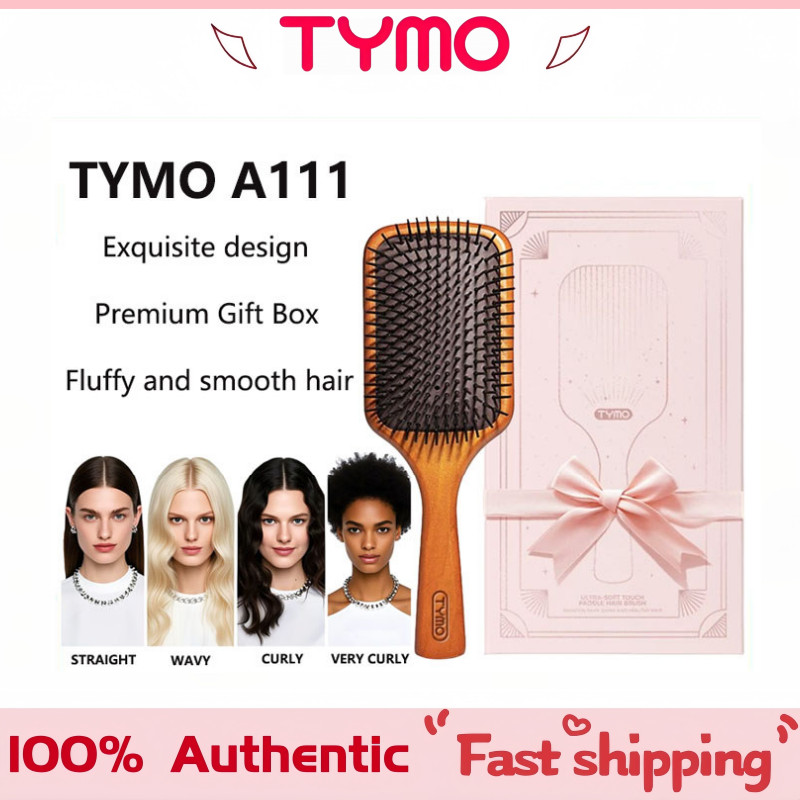 TYMO A111 Air Cushion Comb – Scalp Massage, Detangling, และปริมาณปุยในกล่องของขวัญระดับพรีเมียม
