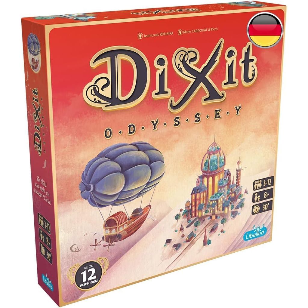 Libellud Dixit Odyssey: เกมเล่าเรื่องศิลปินสําหรับผู้เล่น 3-12 คน อายุ 8+